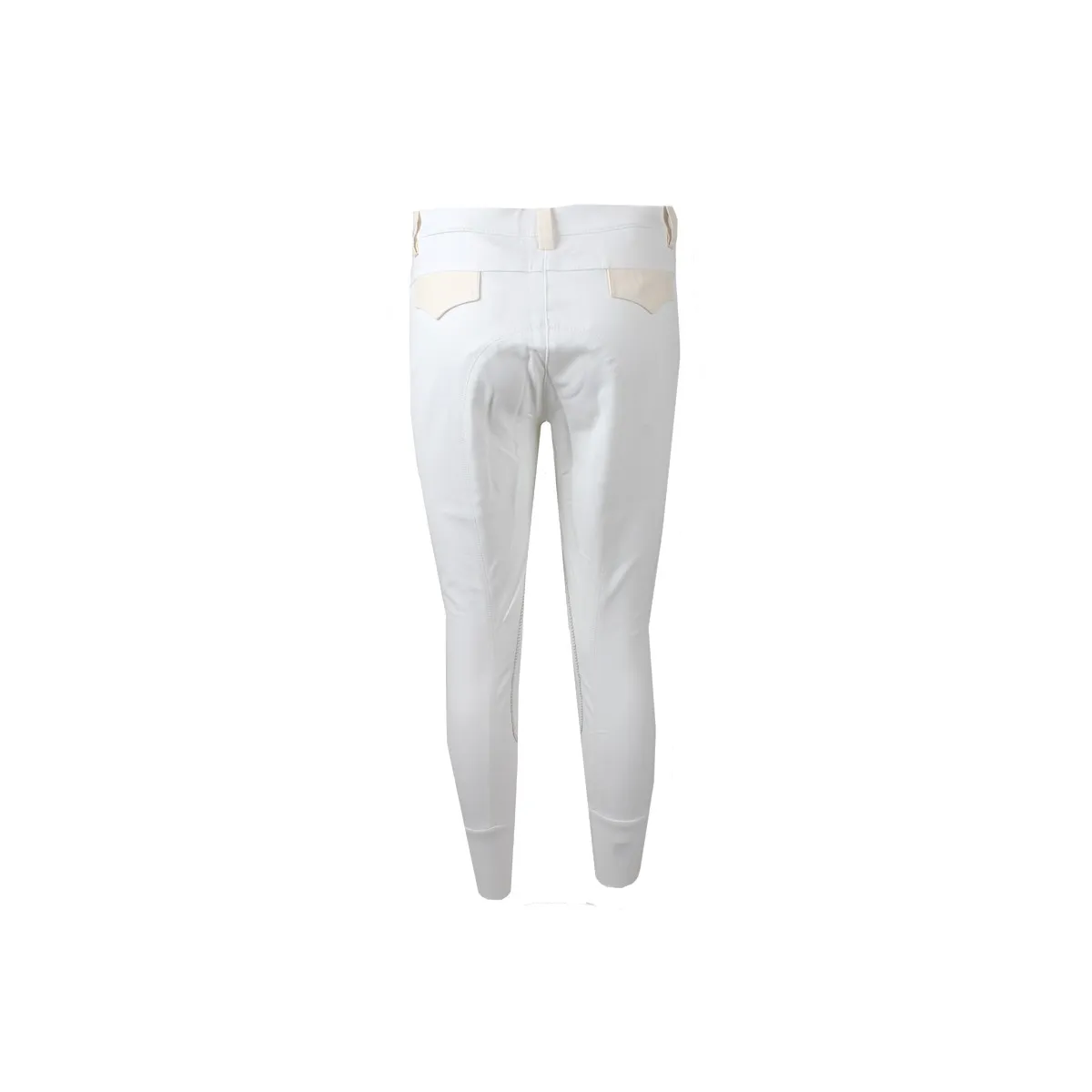 LADIES HEAVY WEIGHT MICROFIBRE BREECHES BY ANIMO. MOD. NUMERO White