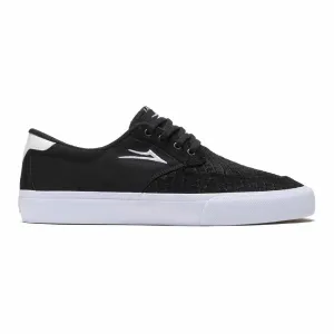 Lakai Riley 3 Black Snake Suede Skate Shoes