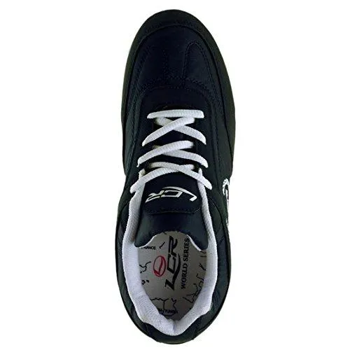 Lancer Men's Black and White Mesh Running Shoes - 7 UK (PERTH BLACK WHITE-41)