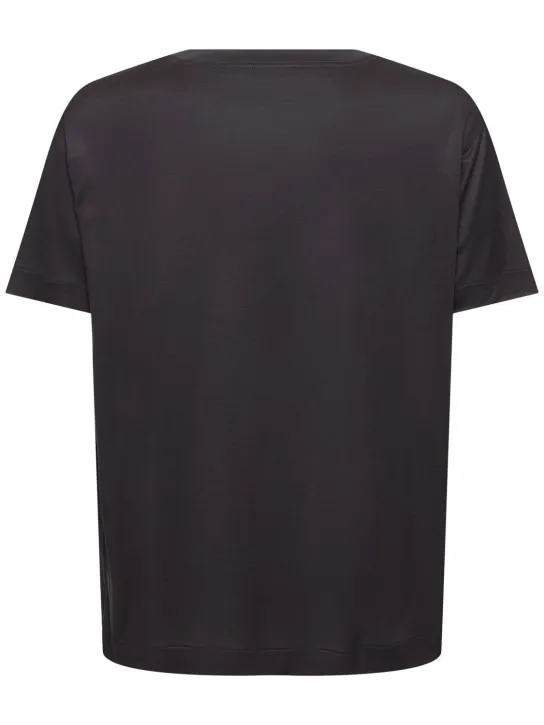 Lemaire   Heavy silk jersey t-shirt 