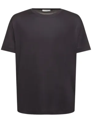 Lemaire   Heavy silk jersey t-shirt 