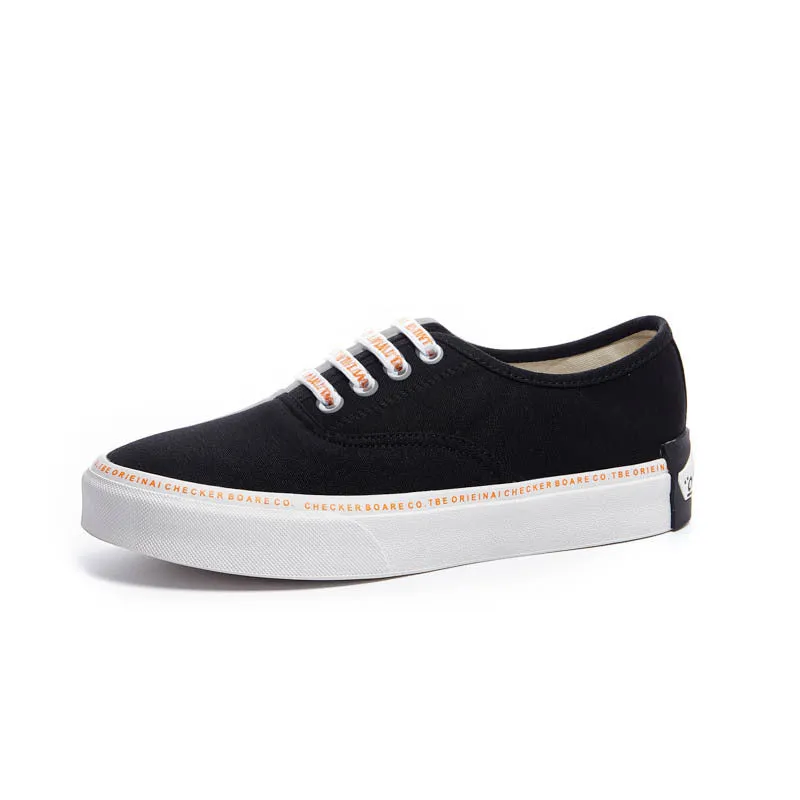 Letter casual canvas shoes women