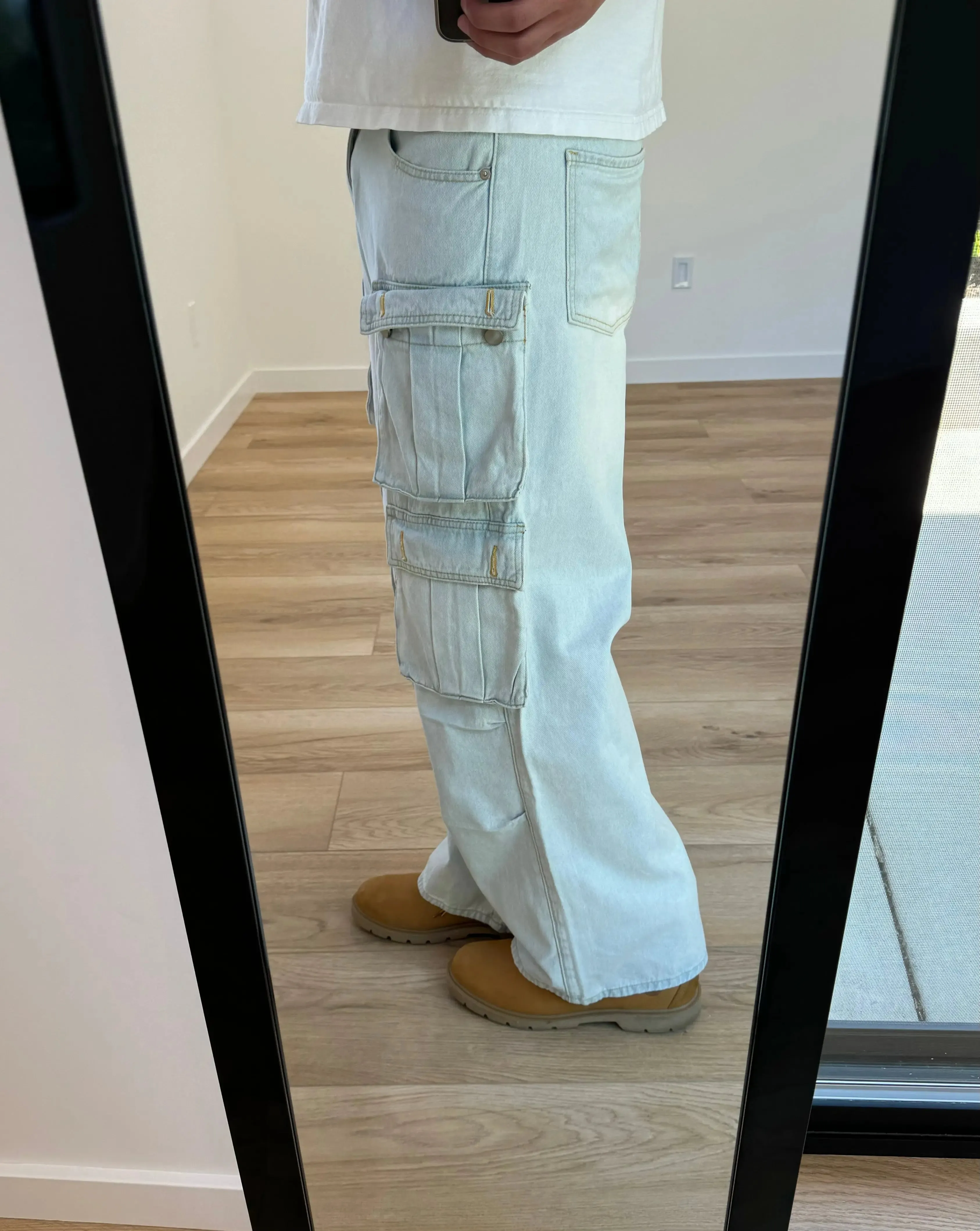 Light Blue Cargo Pants