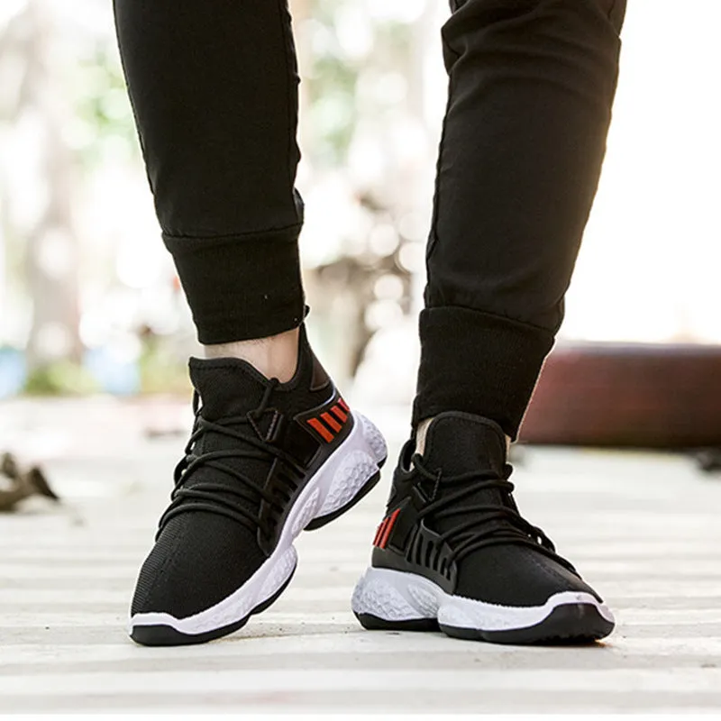 Lightweight Running Shoes Men's Flying Knit Men's Casual Shoes