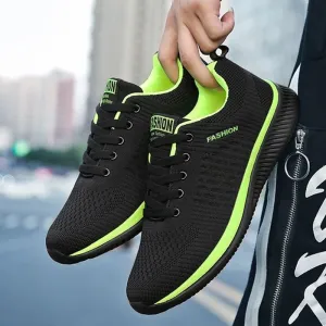 Lightweight Trendy Sneakers AirMesh Athletic Sports Flat-Bottom Runners Streetwear