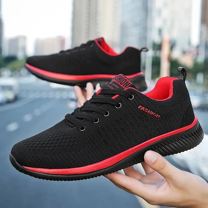 Lightweight Trendy Sneakers AirMesh Athletic Sports Flat-Bottom Runners Streetwear