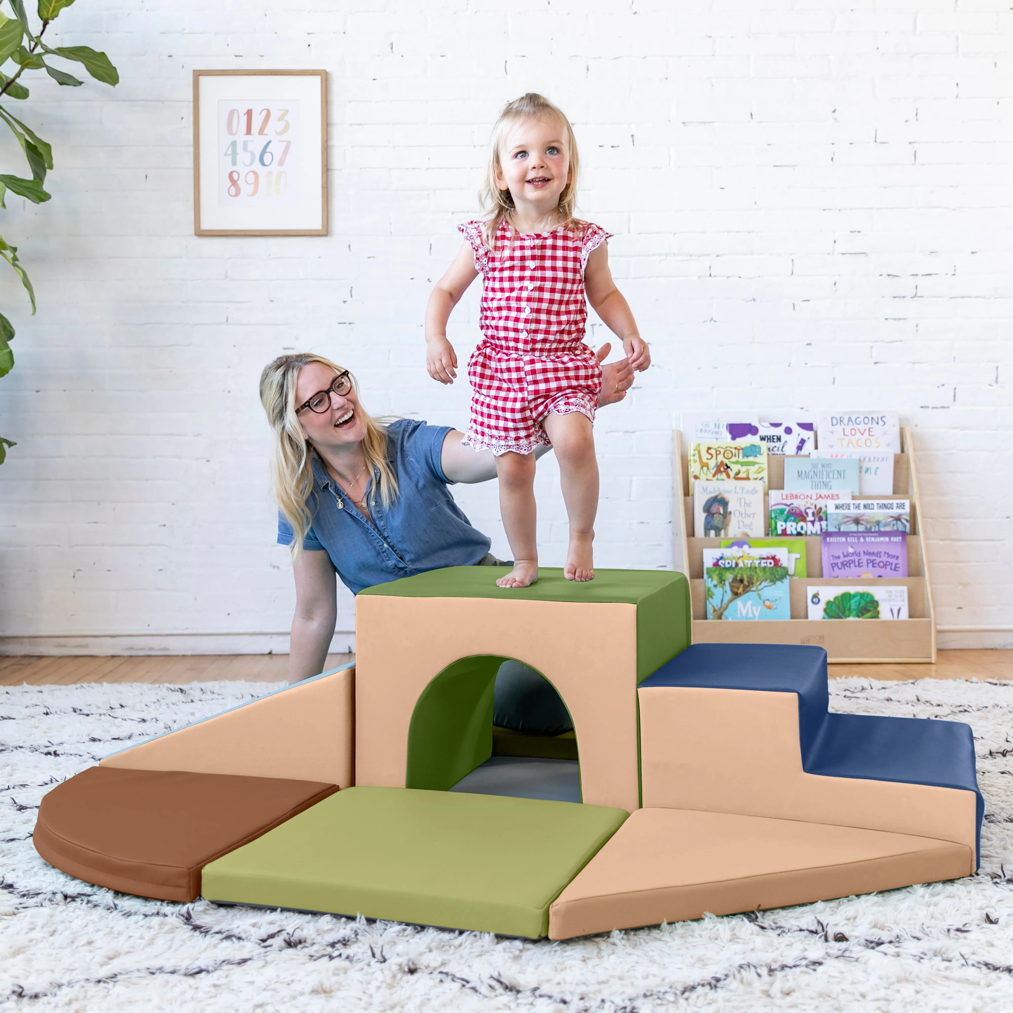 Lincoln Tunnel Climber, Toddler Playset, 9-Piece