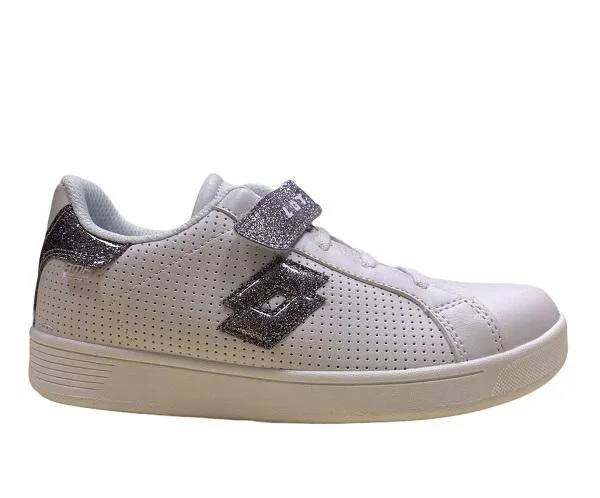 Lotto scarpa sneakers da ragazza 1973 Evo AMF IV glitter SL 215800 61F bianco