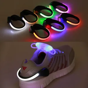 Luminous Fun Night Running Shoe Clips