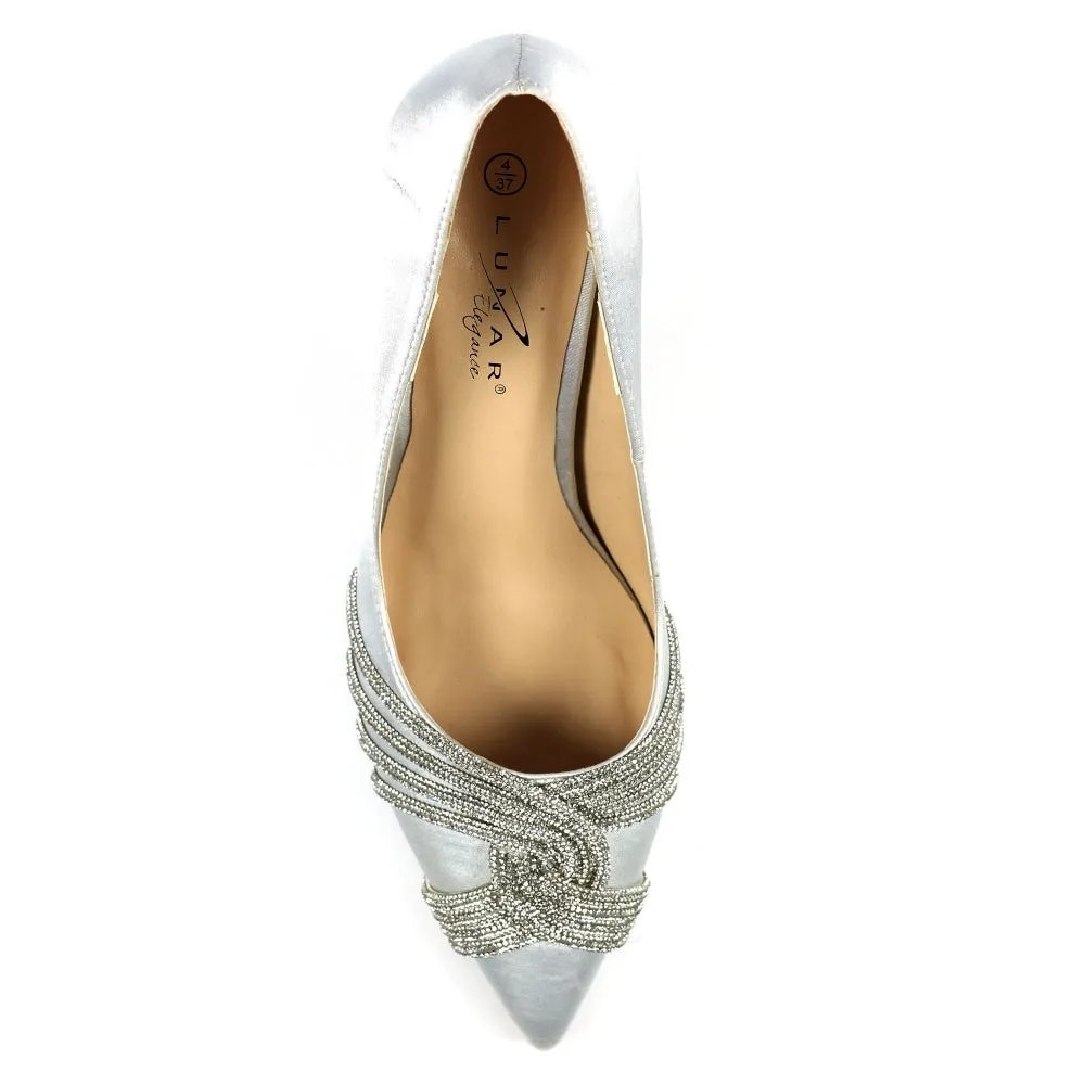 Lunar Tayah Silver Elegance Court Shoe