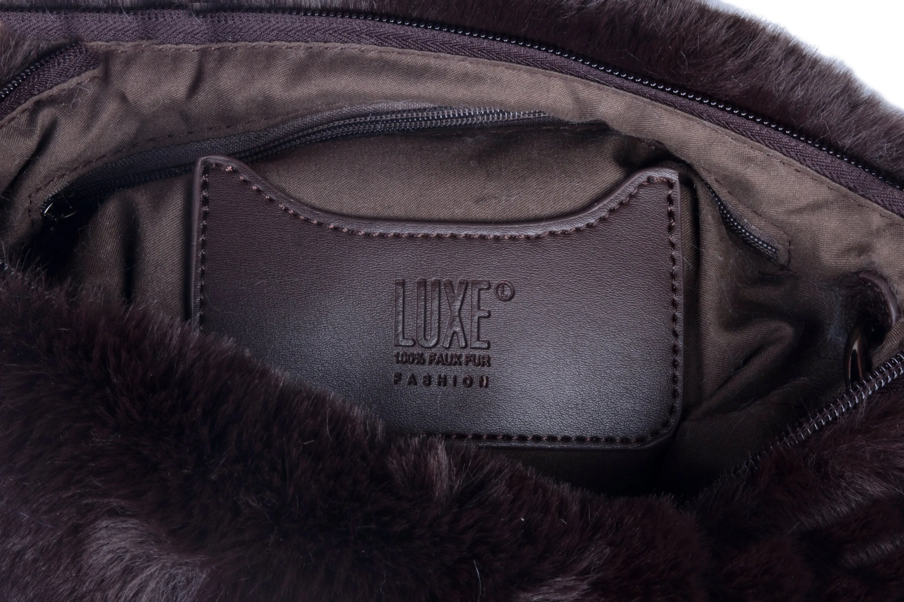 Luxe Fashion Classic Faux Fur Purse-1-Piece