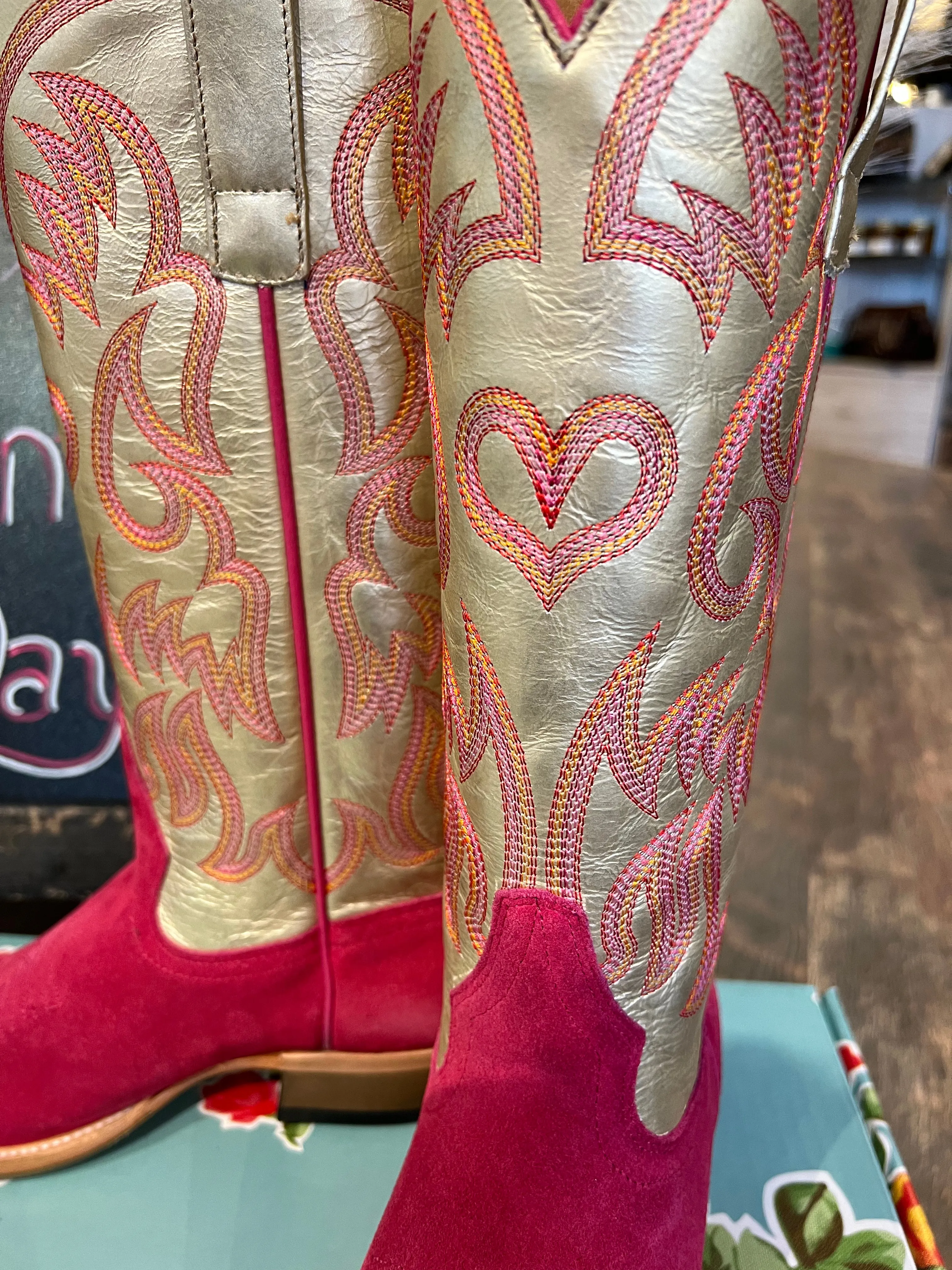 Macie Bean Be Mine Pink Suede Boot