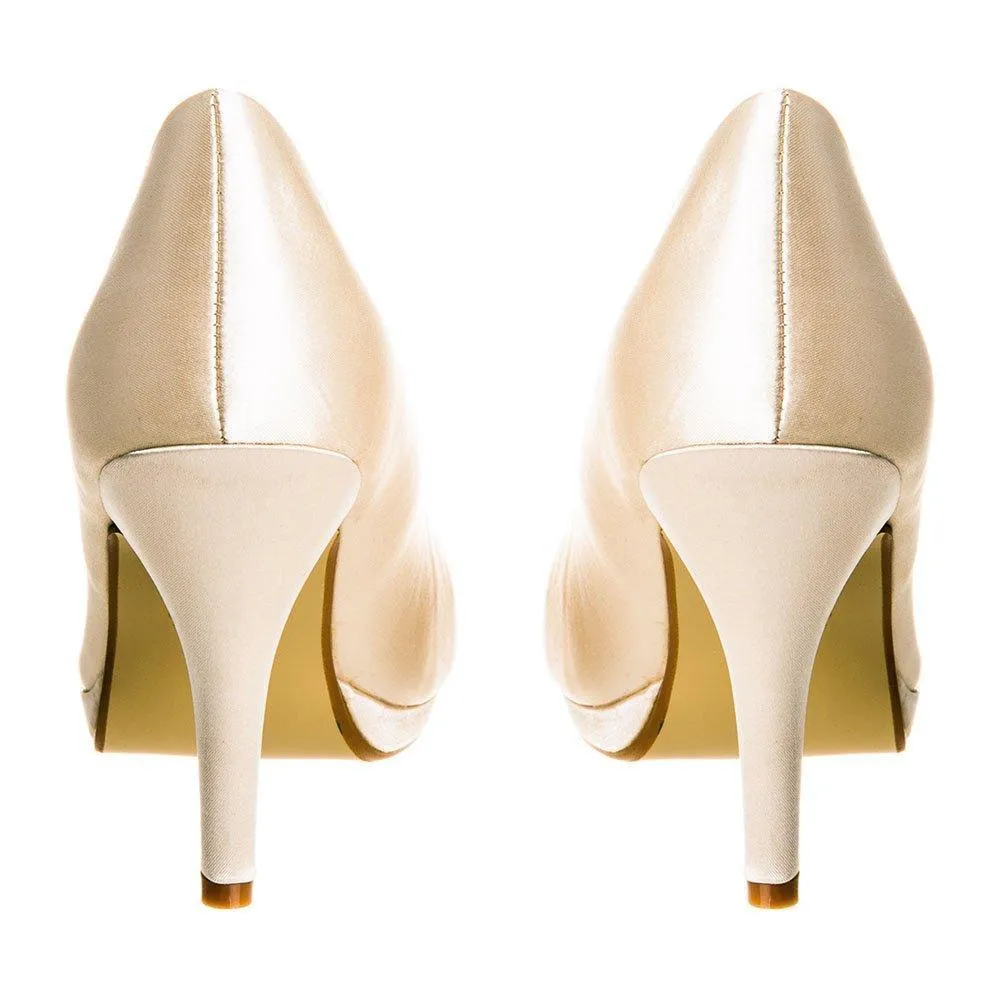 Magnolia High Heel Low Platform Court Shoe