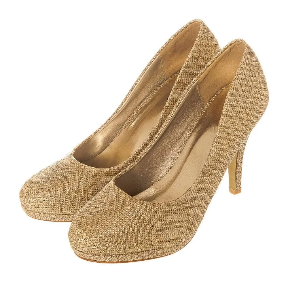 Magnolia High Heel Low Platform Court Shoe