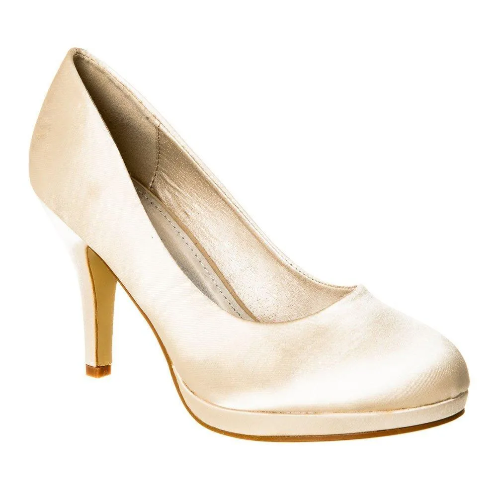 Magnolia High Heel Low Platform Court Shoe