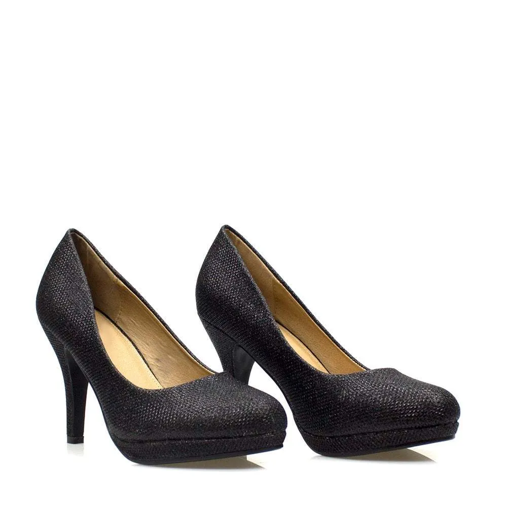 Magnolia High Heel Low Platform Court Shoe