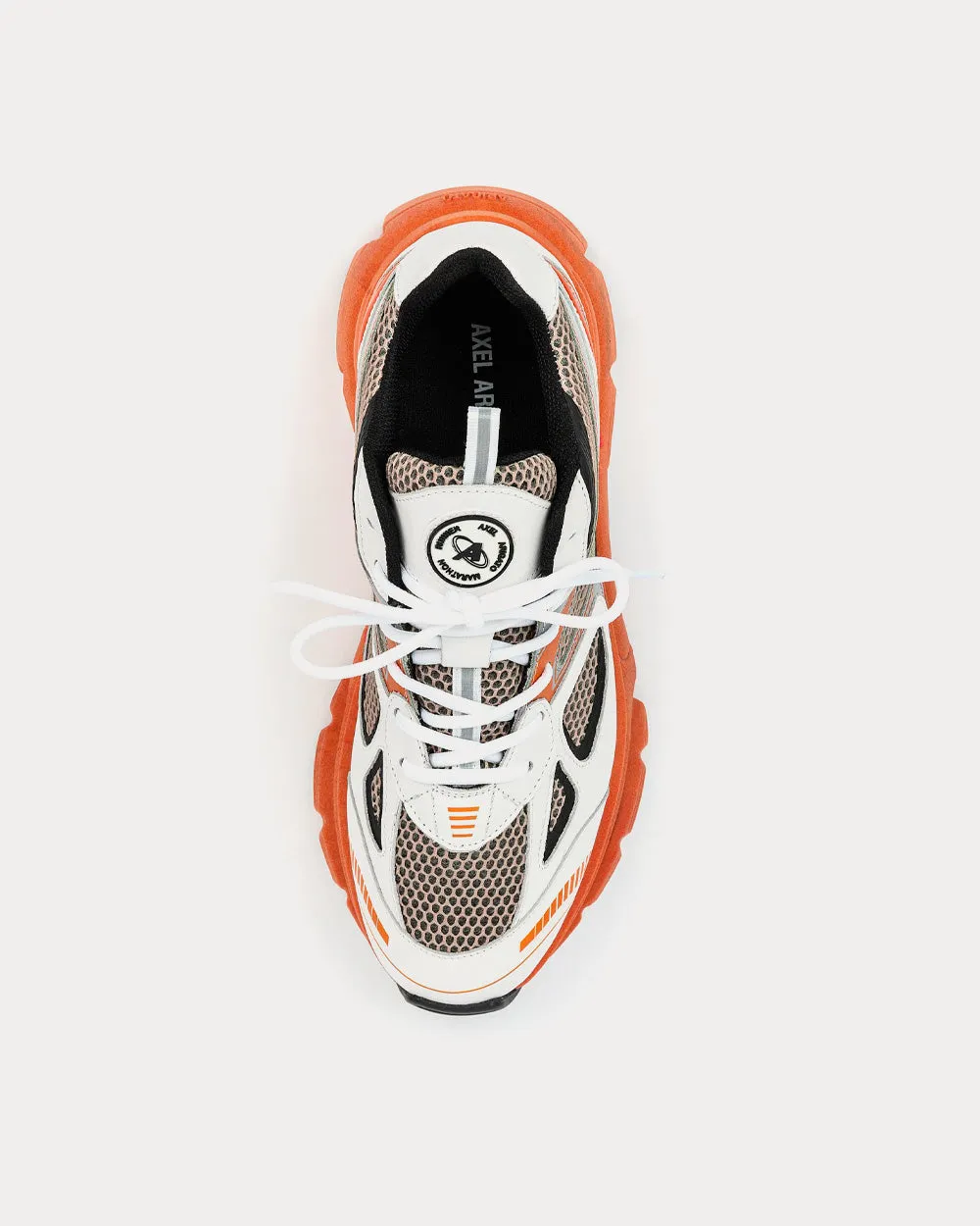 Marathon Runner White / Orange Low Top Sneakers