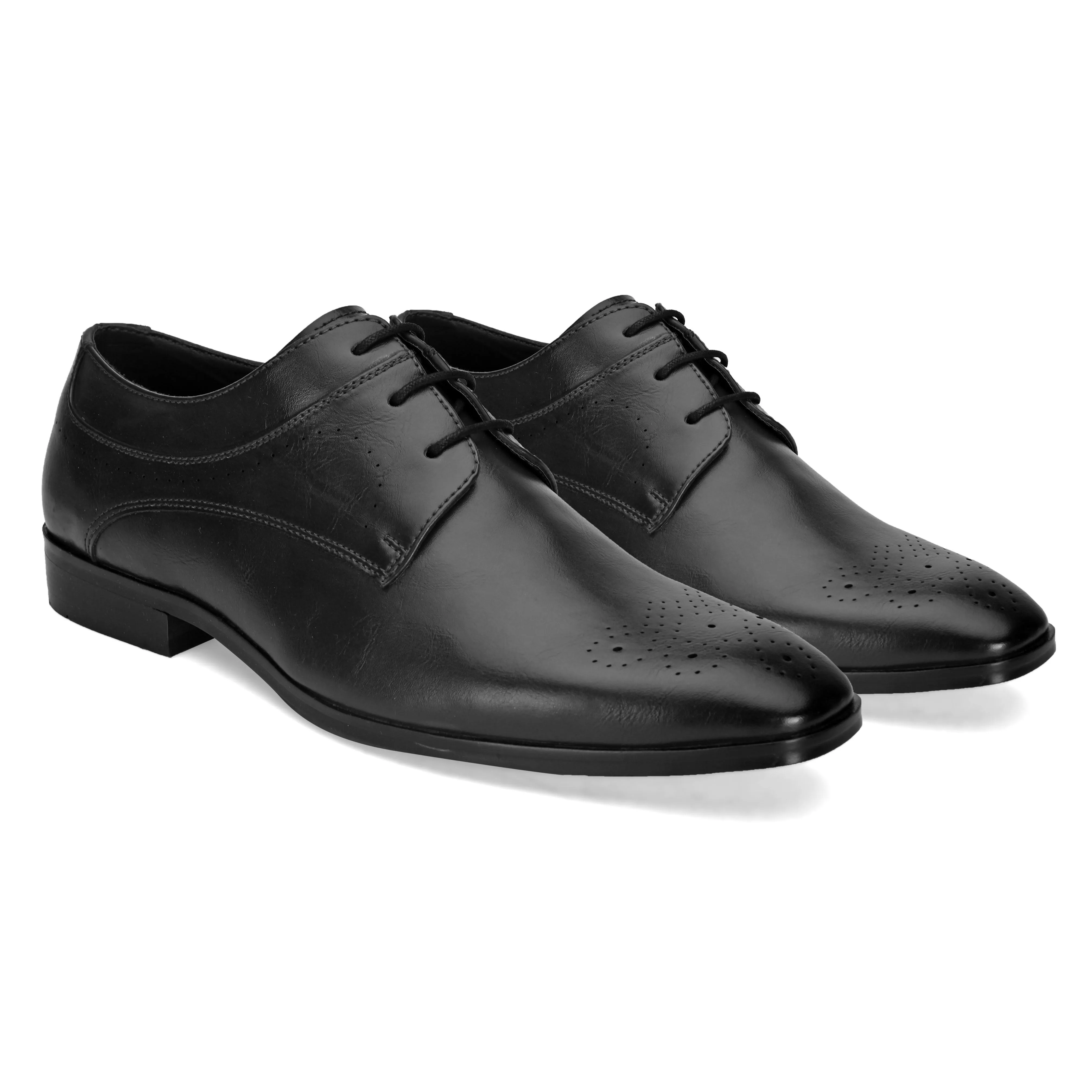 Mayfair Black Derby Shoes