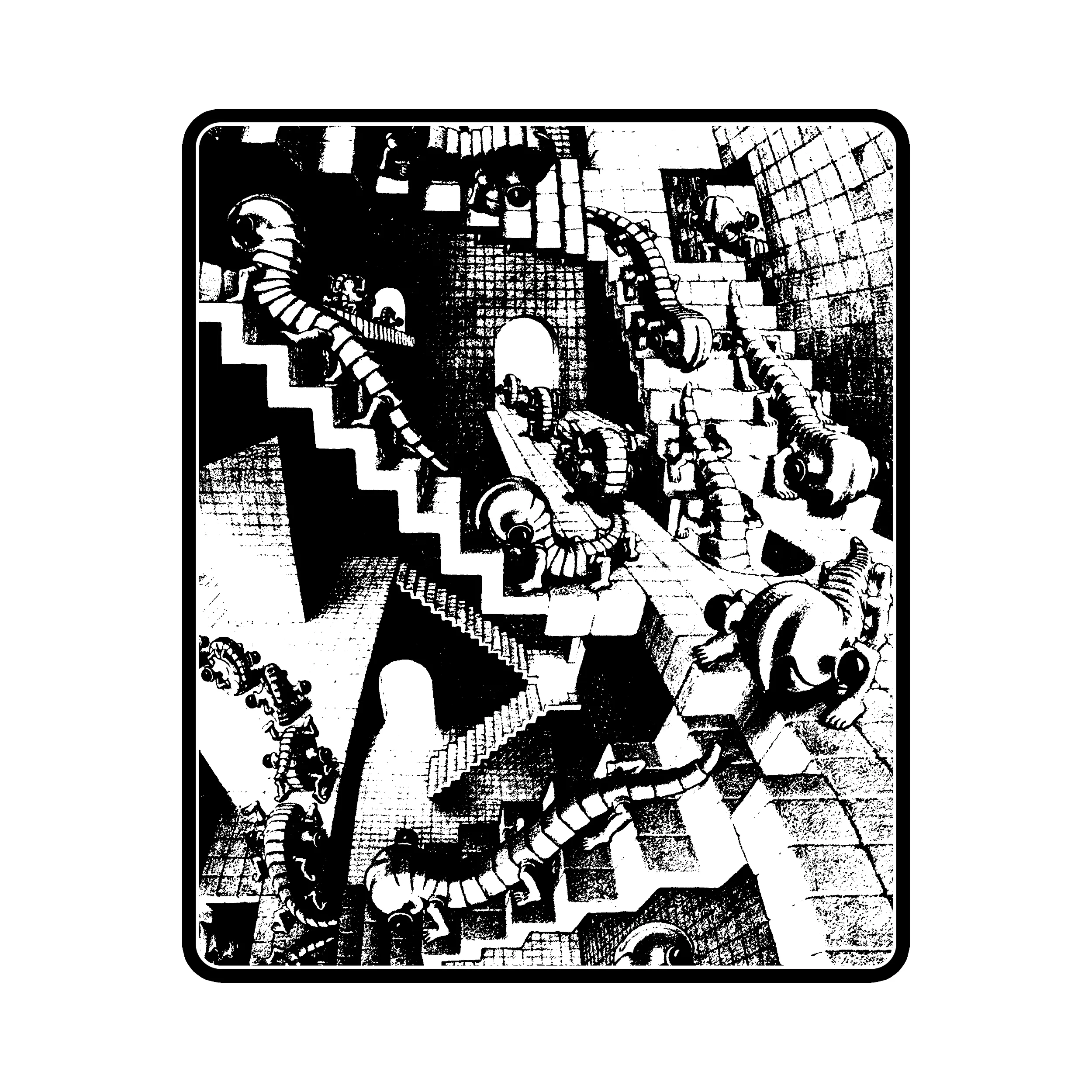 MC Escher Stairs Classic Tee