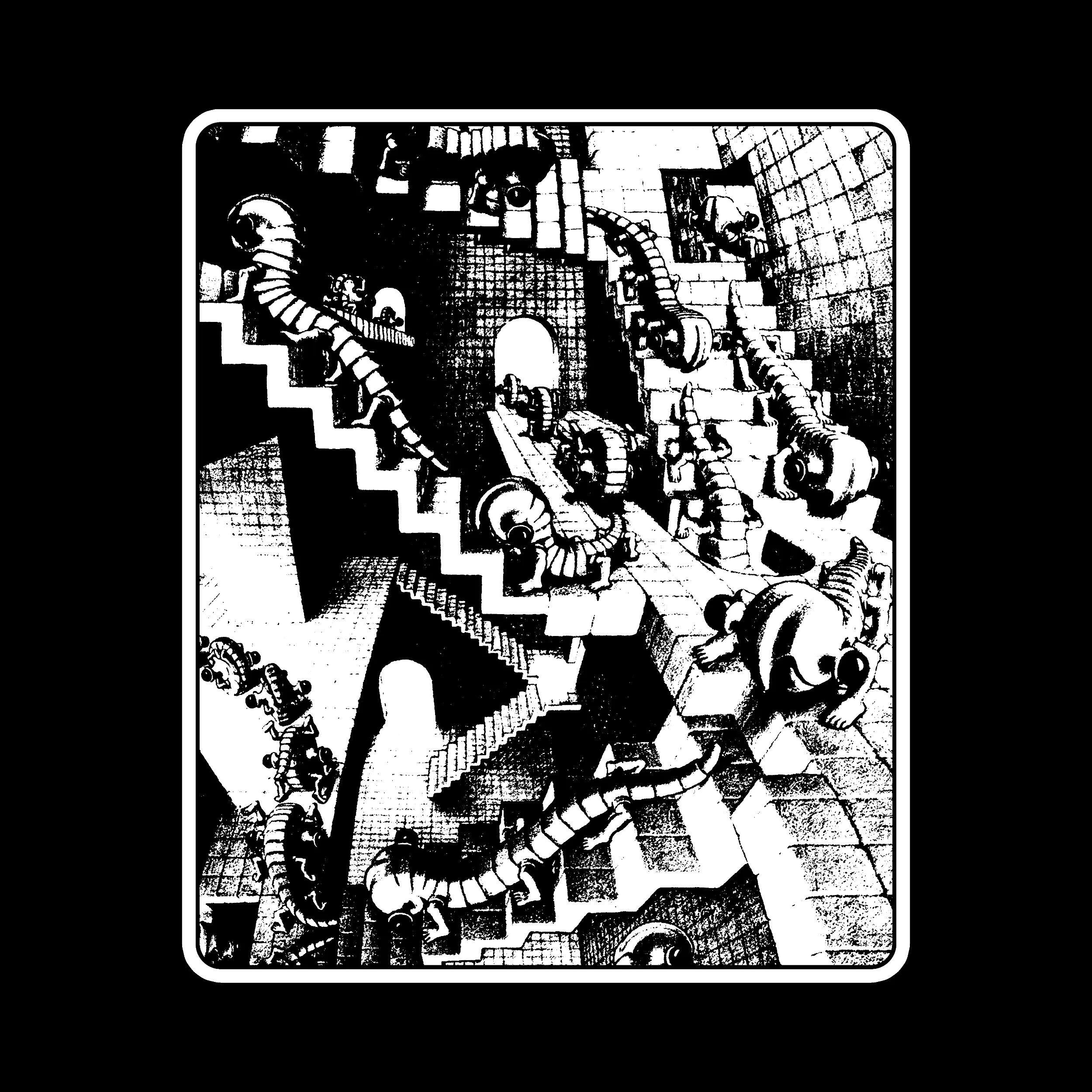 MC Escher Stairs Classic Tee