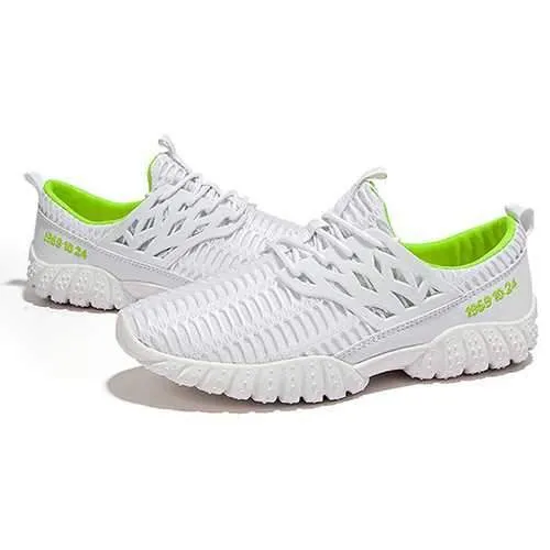 Men Breathable Comfy Mesh Sports Athletic Shoes