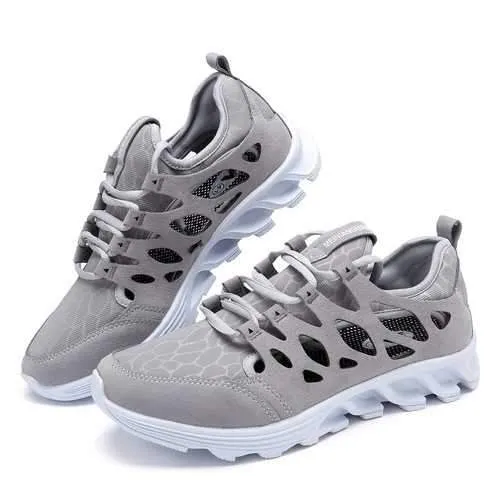 Men Breathable Hollow Outs Athletic Shoes Casual Sports Shoe