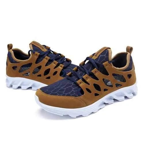 Men Breathable Hollow Outs Athletic Shoes Casual Sports Shoe