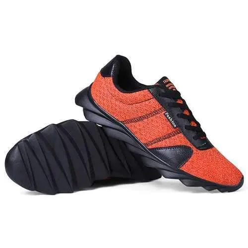 Men Casual Comfy Soft Light Weight Lace Up Sports Sneakers