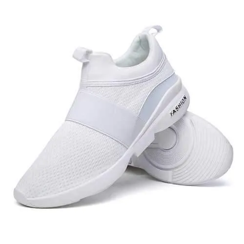 Men Comfy Ankle Cushion Slip On Sports Sneakers