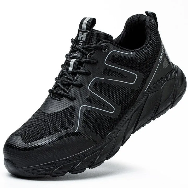 Men Ultra-Light Safety No-Tie Heavy Duty Sneakers