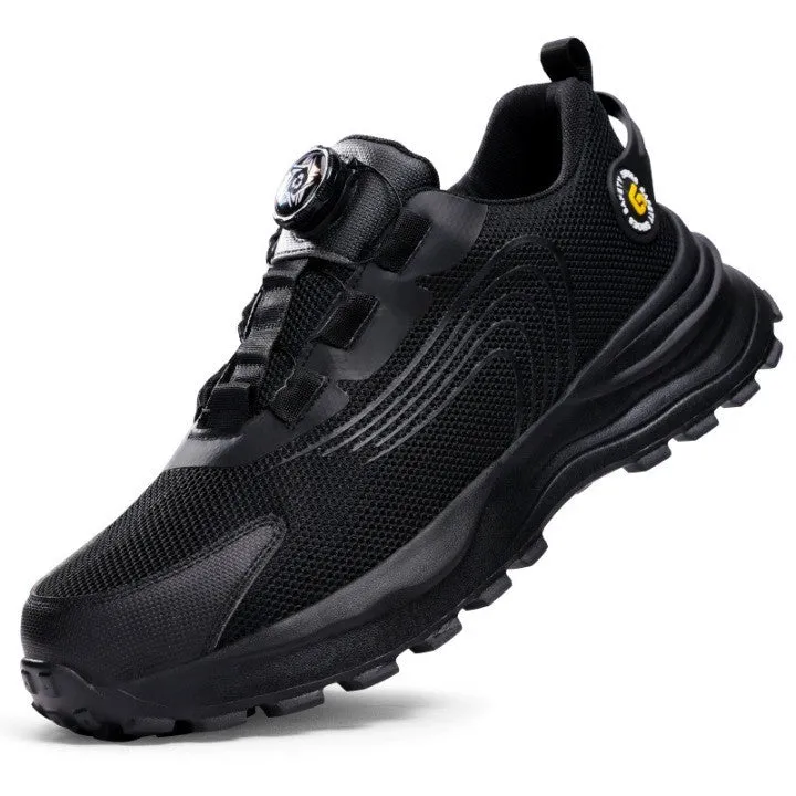 Men Ultra-Light Safety No-Tie Heavy Duty Sneakers