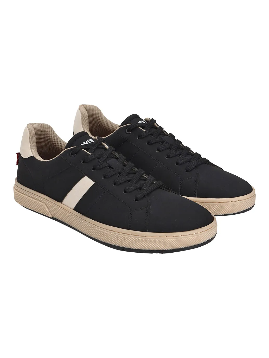 Men's Black Colorblock Sneakers