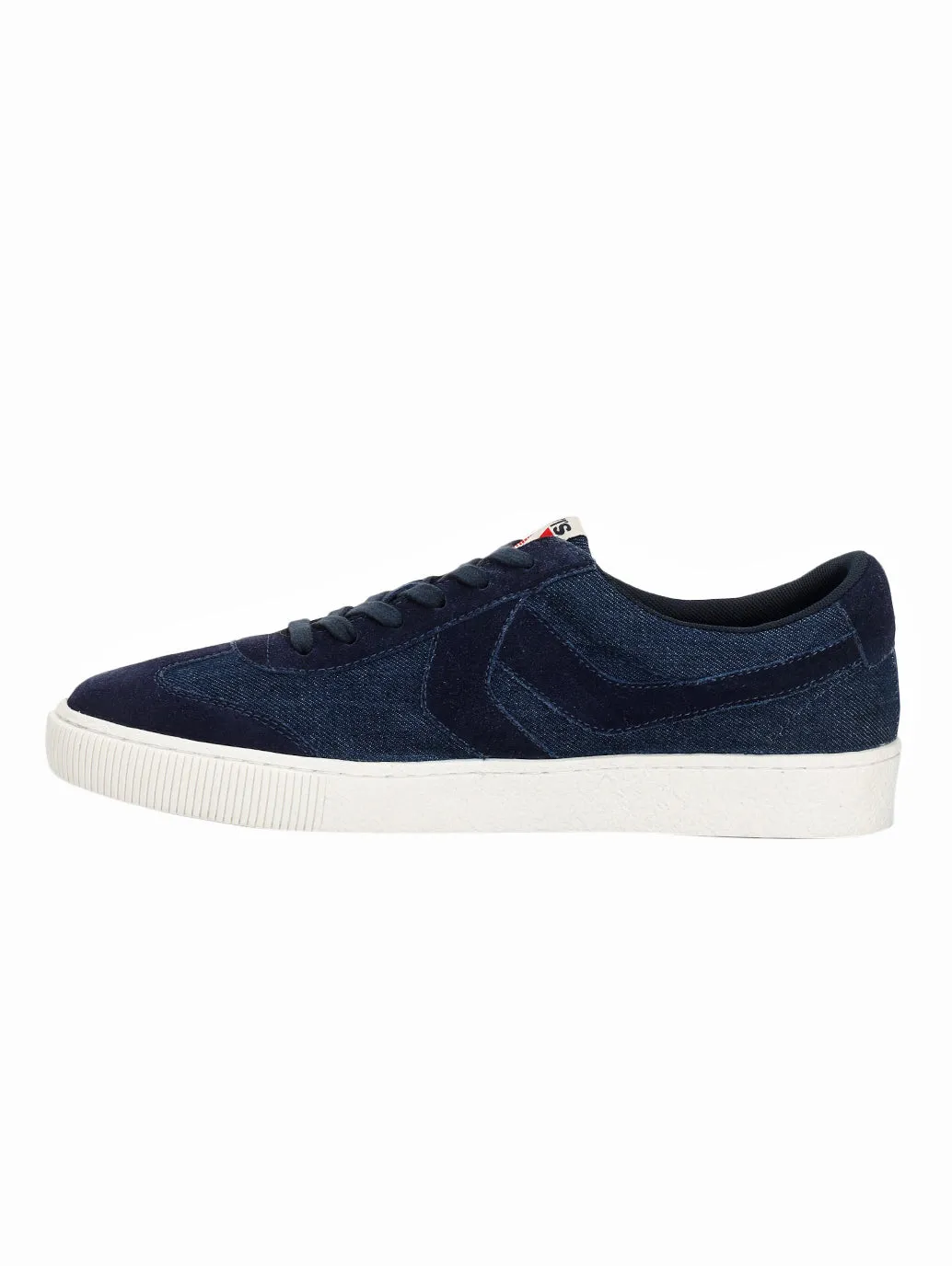 Men's Blue Solid Sneakers