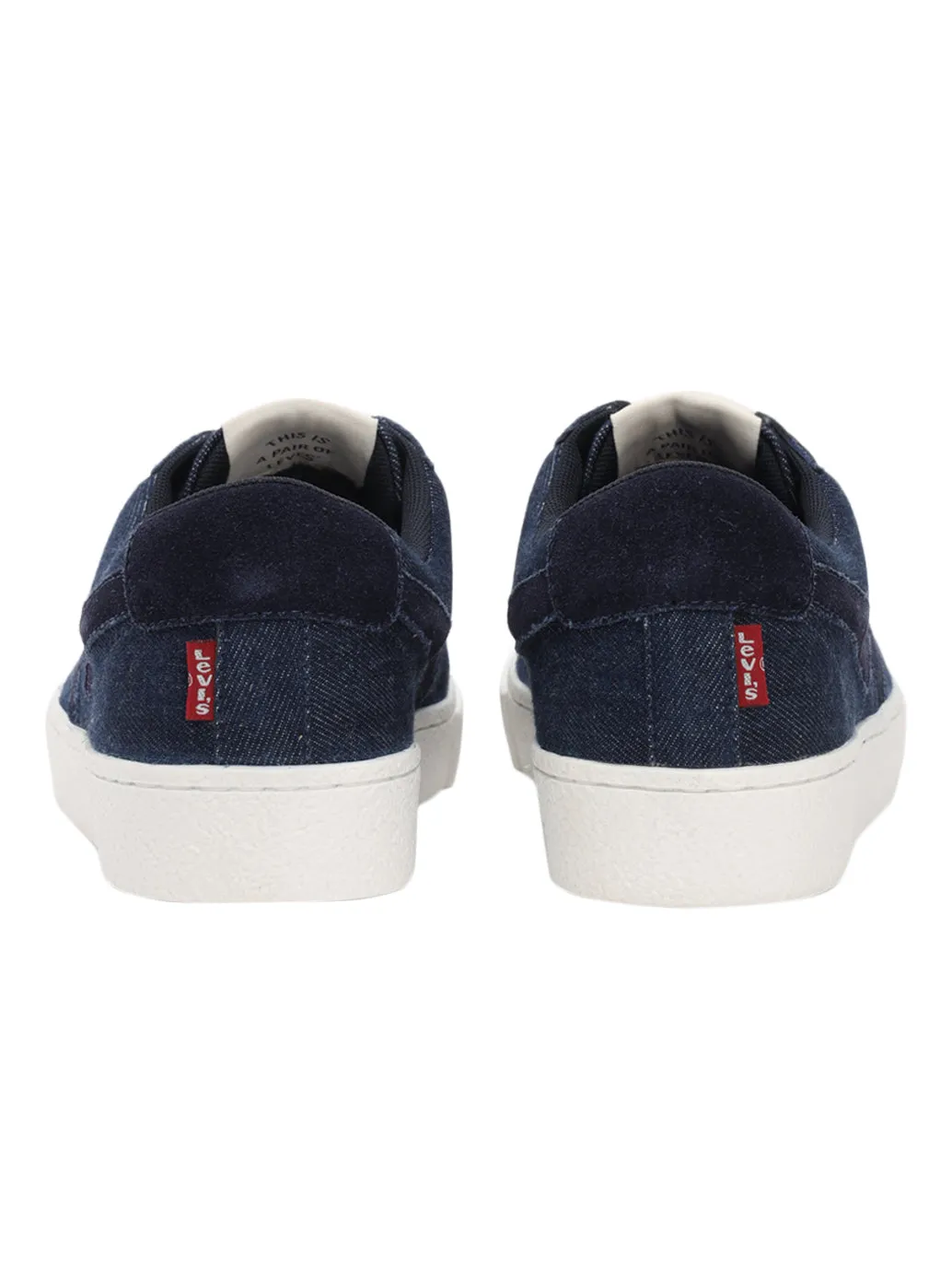 Men's Blue Solid Sneakers