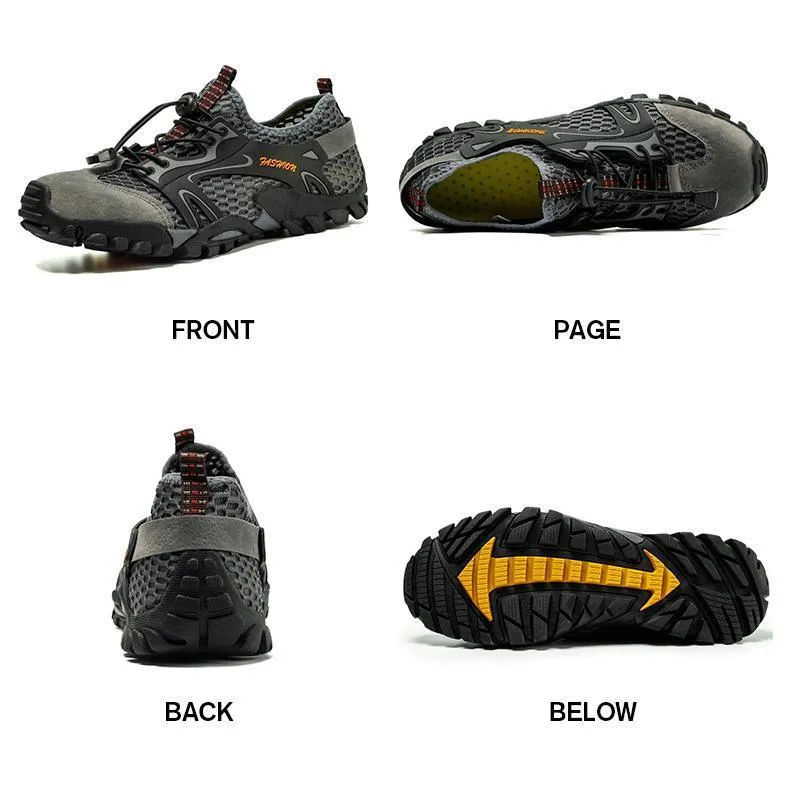 Men's Breathable Mesh Casual Light Outdoor Hiking Shoes