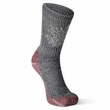 Men's Classic Hike Mountain Pattern Crew Sock