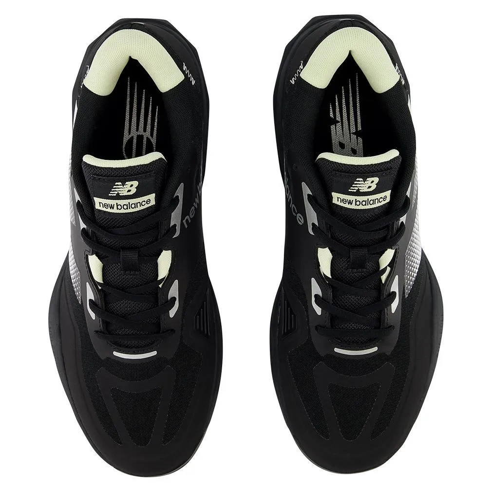 Men`s FuelCell 796v4 2E Width Tennis Shoes Black and Silver