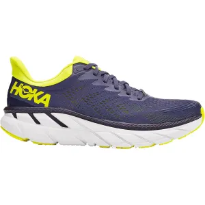 Men's Hoka One One Clifton 7 Odyssey Grey/Evening Primrose Mesh