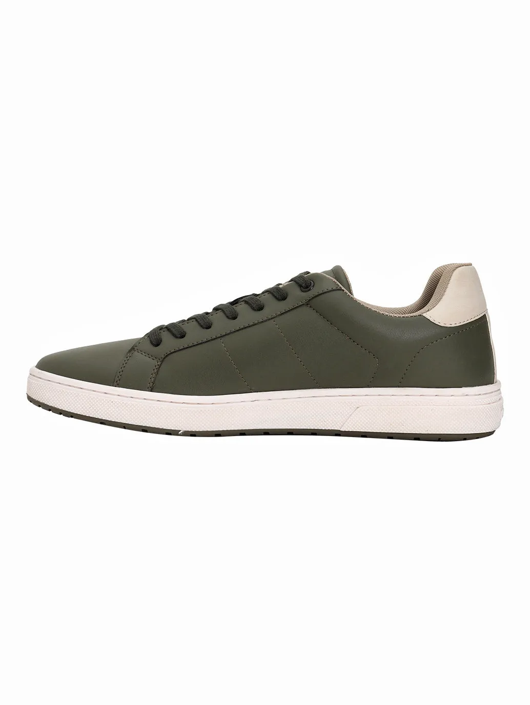 Men's Olive Colorblock Sneakers