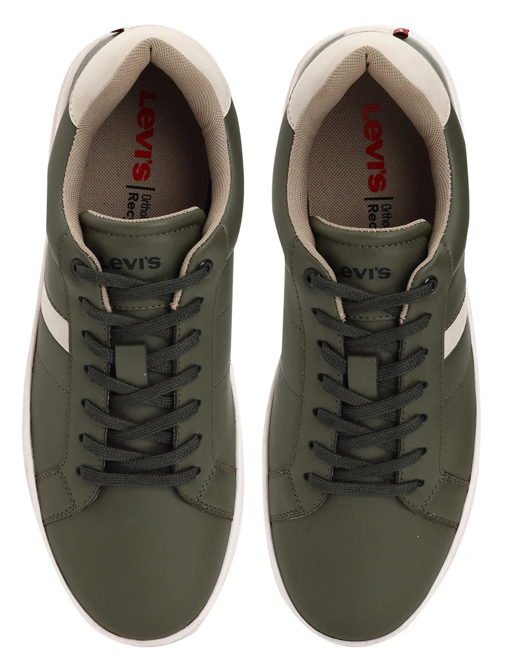 Men's Olive Colorblock Sneakers