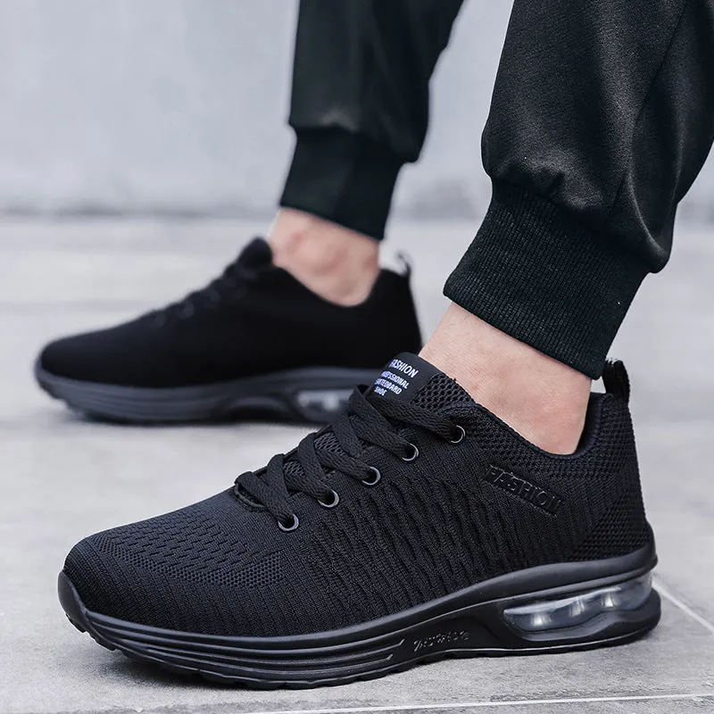 Men's Sneakers Summer plus Size Men's Shoes Sports Leisure Flying Woven Breathable