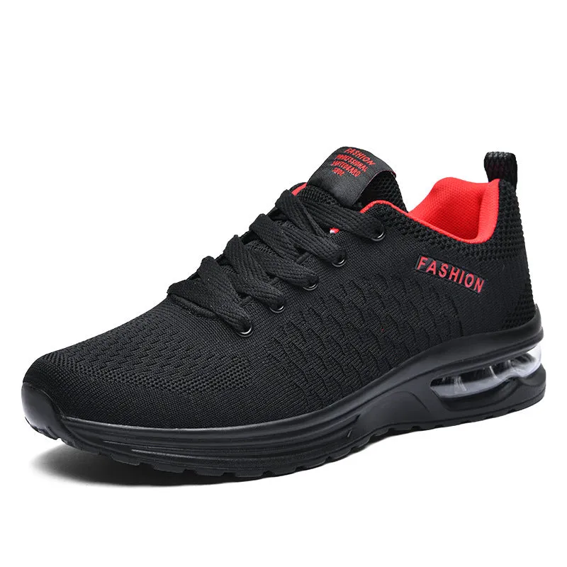 Men's Sneakers Summer plus Size Men's Shoes Sports Leisure Flying Woven Breathable