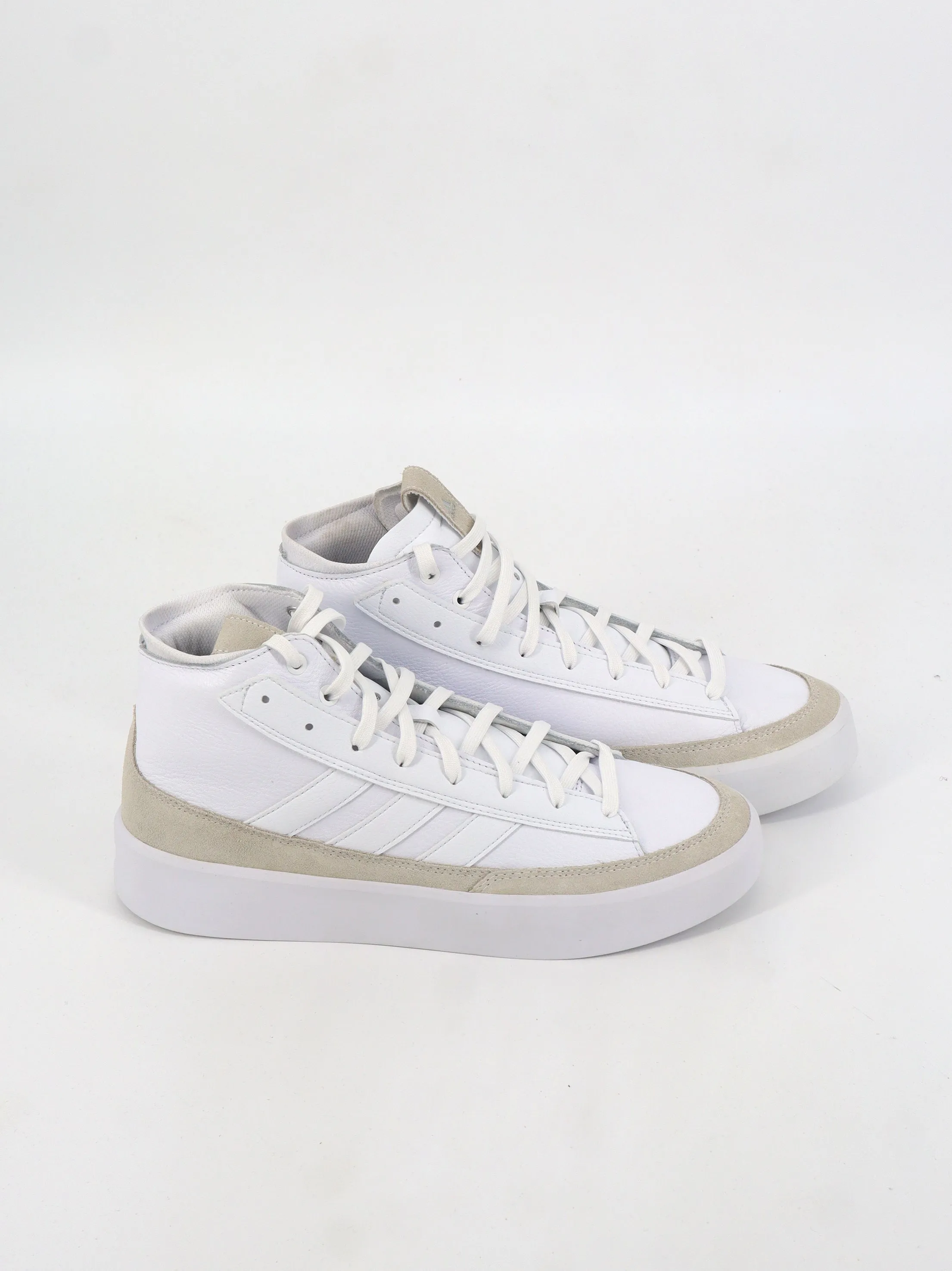 Men's Textured High Sneakers,White