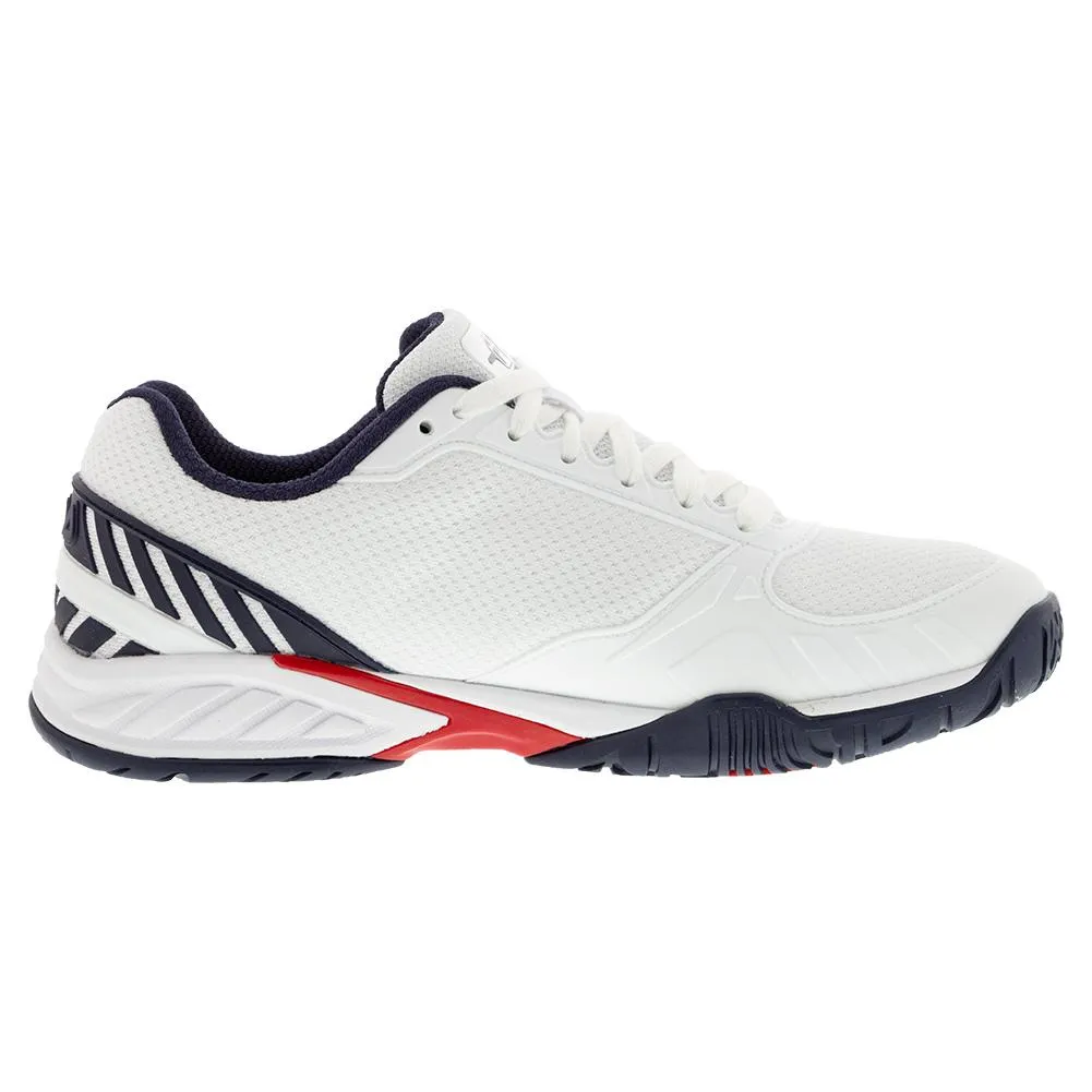 Men's Volley Zone Pickleball Shoes White and Fila Navy