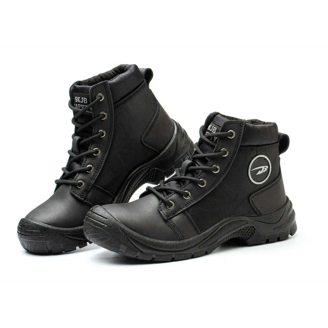 Men's Work Boots Composite Toe Waterproof Slip Leather Non-Slip Steel Toe Boots