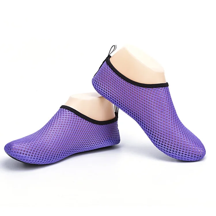 Mesh Cloth Soft Bottom Non-slip Diving Socks Beach Socks Adult Snorkeling Shoes, Size: 34-35