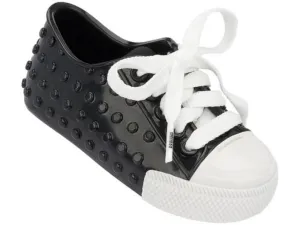 Mini Melissa Unisex Polibolha Black Sneakers