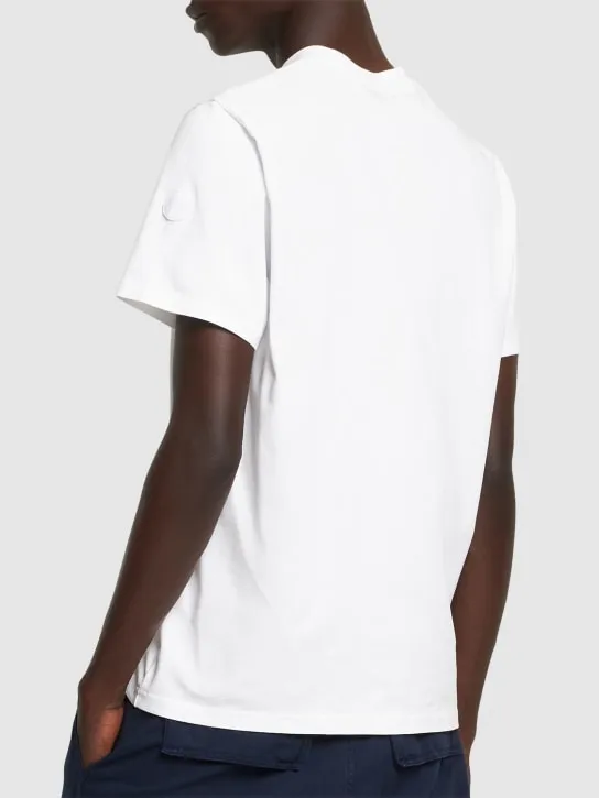 Moncler   Logo cotton jersey t-shirt 