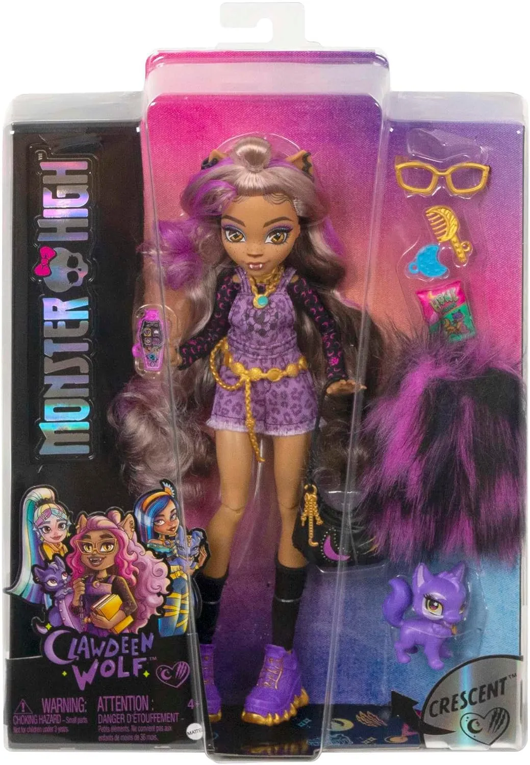 Monster High Crescent Clawdeen Wolf Doll