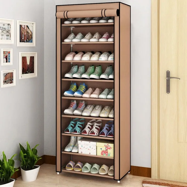 Multi-layer Assembled Shoe Rack Dust-proof Storage Shoe Cabinet Home Shoe Stand Dormitory Simple Storage Shelf Organizer Holder